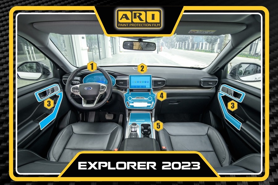 Dán PPF nội thất Ford Explorer