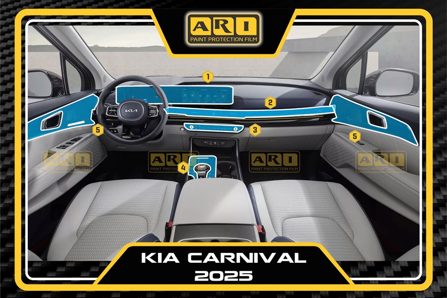 Dán PPF nội thất Kia Carnival 2025