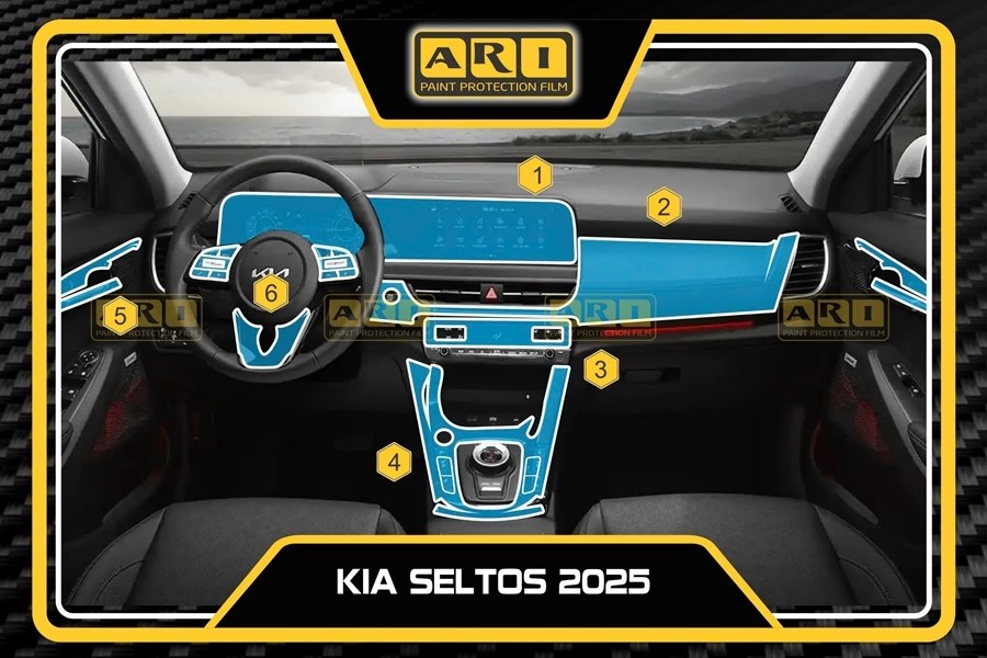 Dán PPF nội thất Kia Seltos 2025