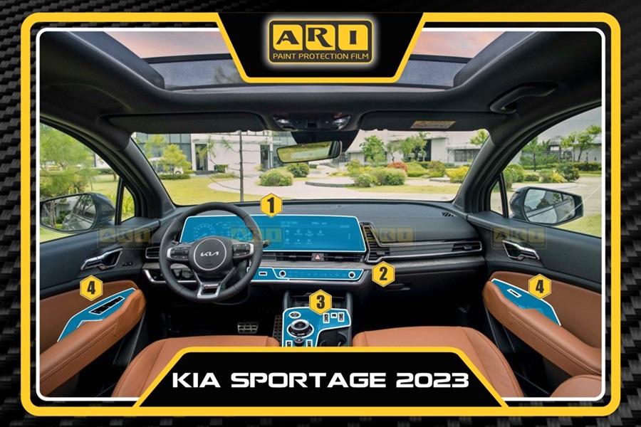 Dán PPF nội thất KIA Sportage 2023