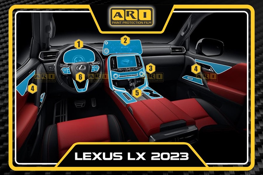 Dán PPF nội thất Lexus LX