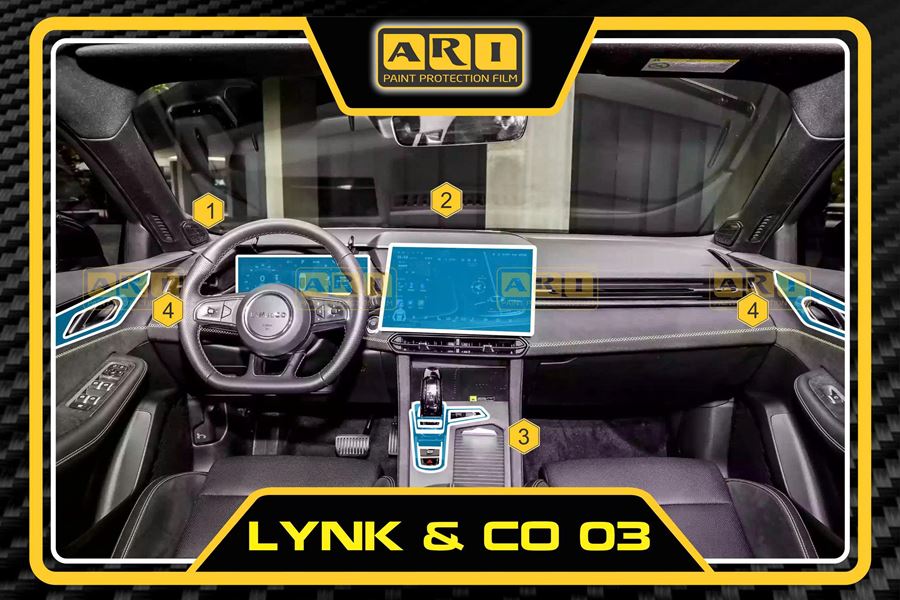 Dán PPF nội thất Lynk & Co 03