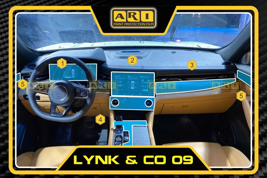 Dán PPF nội thất Lynk & Co 09