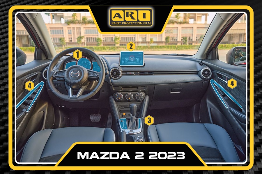 Dán PPF nội thất Mazda 2