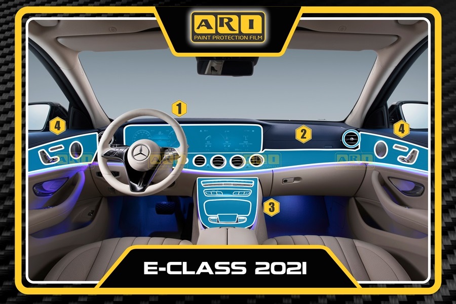 Dán PPF nội thất Mercedes E-Class