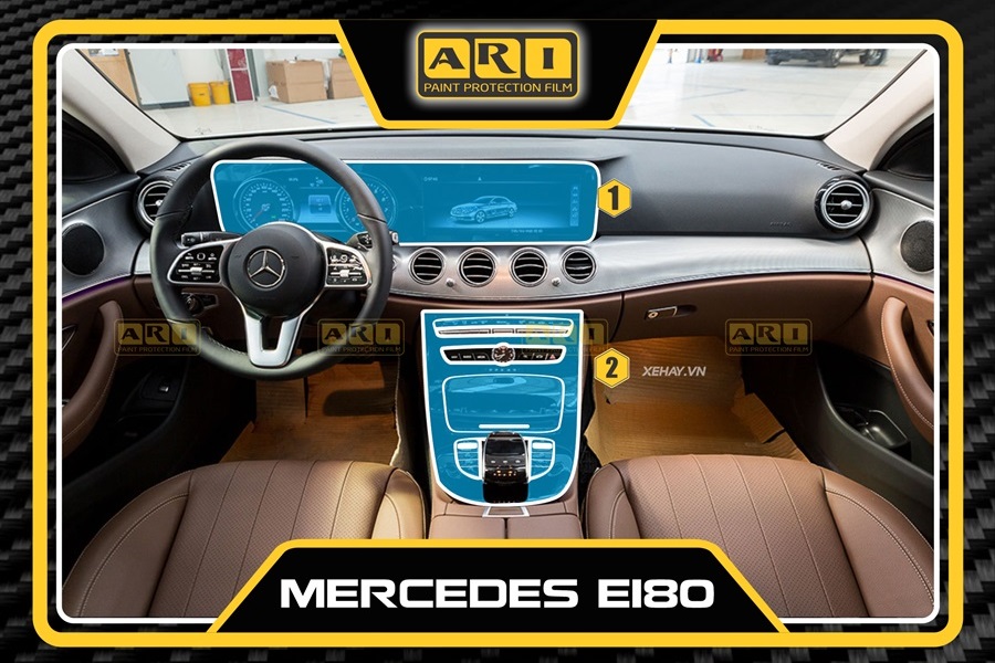 Dán PPF nội thất Mercedes E180