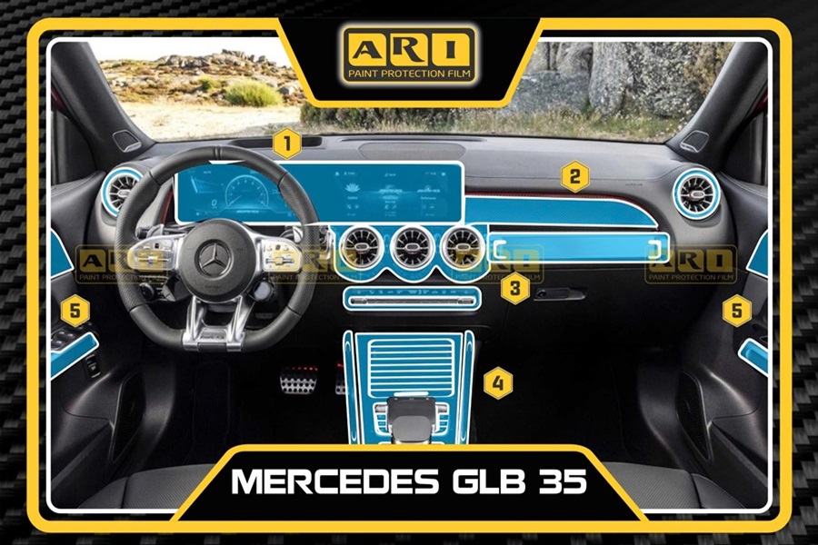 Dán PPF nội thất Mercedes GLB 35
