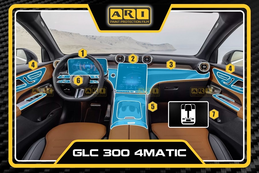 Dán PPF nội thất Mercedes GLC 300 4MATIC