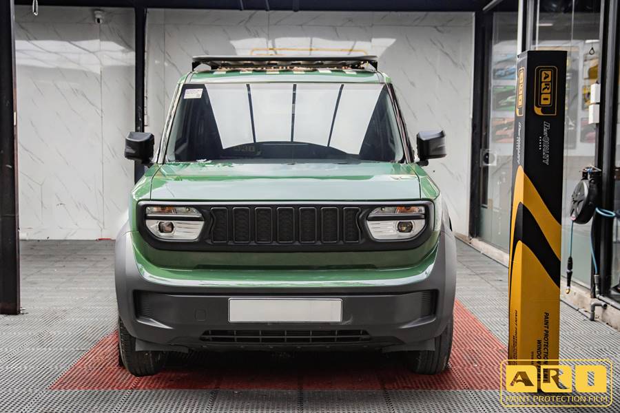 Dán PPF xe Vinfast VF3 màu xanh