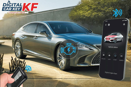 Đề nổ từ xa Bluetooth App Smartphone Digital Car Key KF
