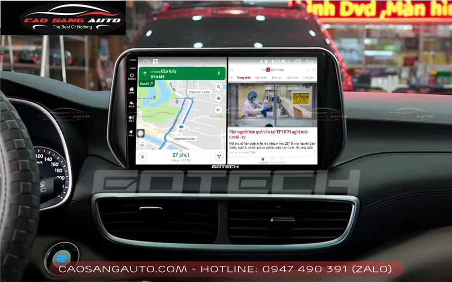 Địa chỉ lắp màn hình android Hyundai Tucson uy tín, chất lượng