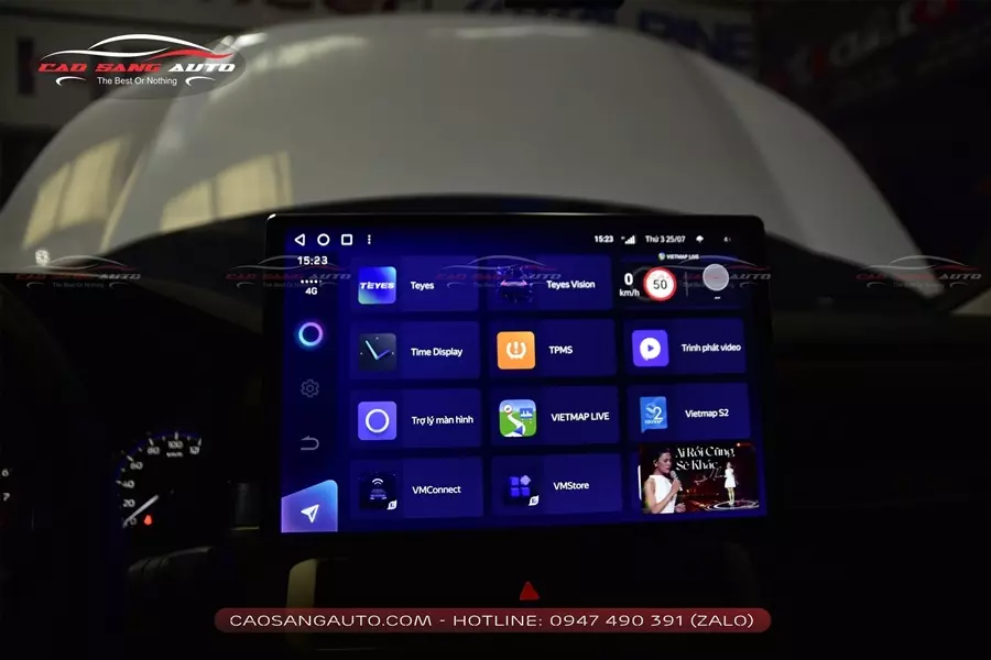 Địa chỉ lắp màn hình Android ô tô tại Phú Nhuận đáng tin cậy
