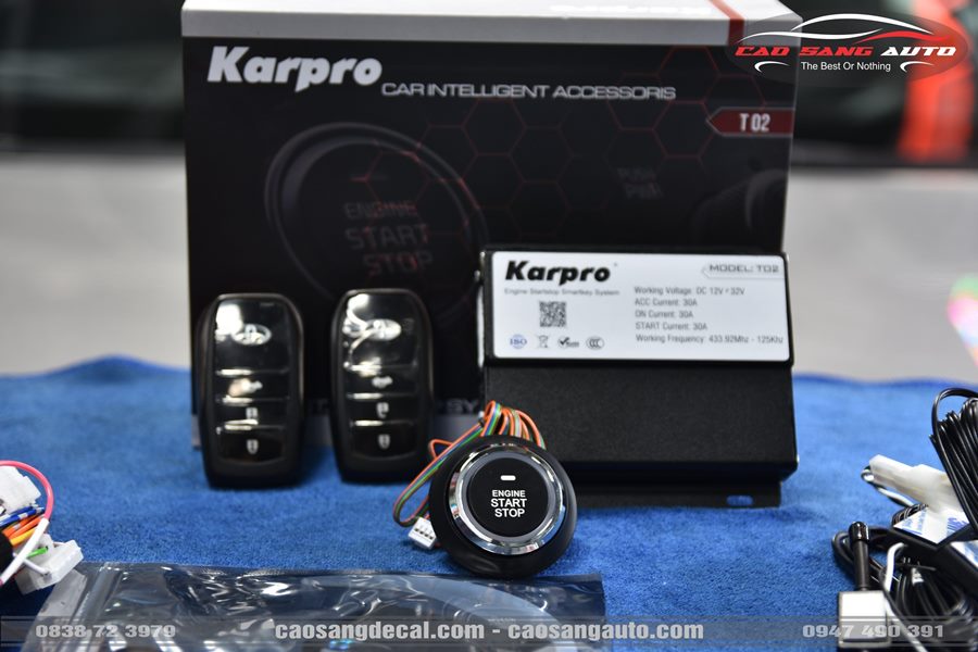 Độ chìa khóa thông minh Smartkey Karpro cho Fortuner