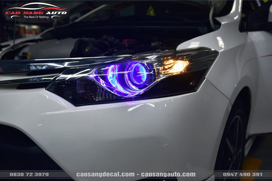 Độ đèn Bi Led X-Light V30 Ultra cho xe Vios - Tăng sáng hiệu quả
