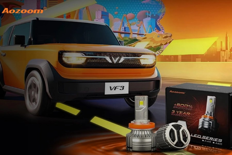 Nâng cấp đèn pha VinFast VF3