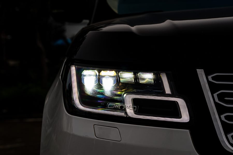Độ đèn X-Light F+ Ultra cho Range Rover - Xế sang lên đèn xịn - Thách đấu mọi đường mưa
