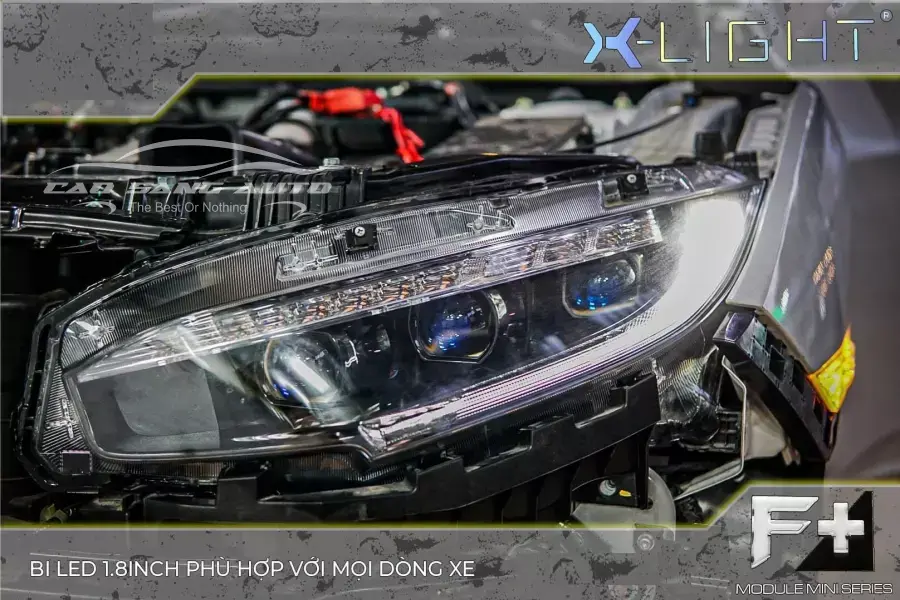 Độ đèn Mitsubishi XForce