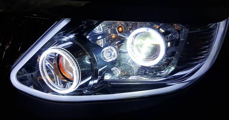 Độ gắn đèn Led cho xe ô tô - xe hơi có bị phạt không?