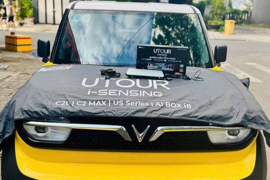 Gương điện tử tích hợp cam lùi xe Vinfast VF3