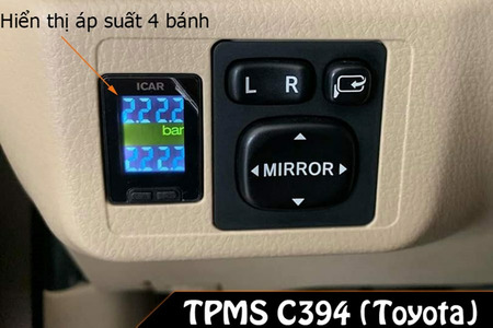 Hệ thống cảm biến cảnh báo áp suất lốp cho xe Toyota TPMS C394