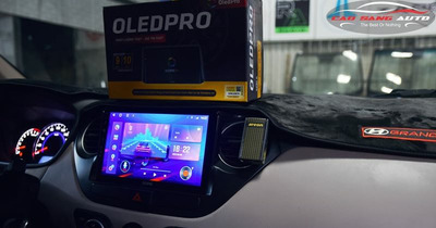 Huyndai i10 gắn màn hình Oled Pro A5 - Phương án gia tăng tính tiện ích cho nội thất xe