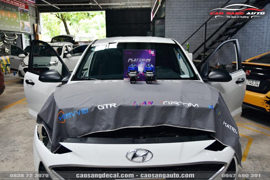 Hyundai i10 độ bi led Titan Platinum 9+3 - Phương án tăng sáng cực đỉnh