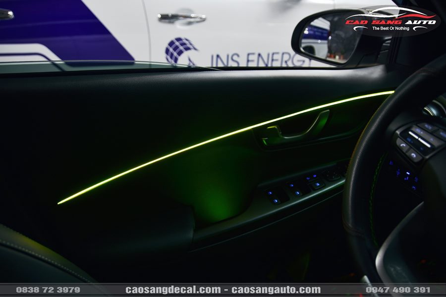 Hyundai Kona độ bi Led X-Light V30 Ultra + Led nội thất CADI
