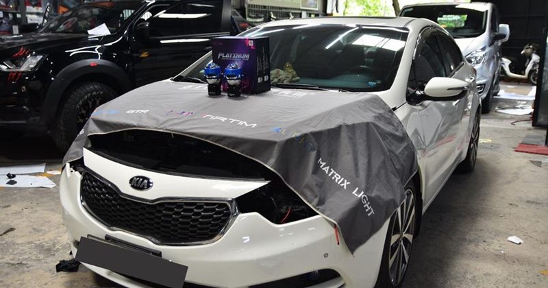 Kia K3 độ bi led Titan Platinum 9+3 nâng cấp ánh sáng tối ưu