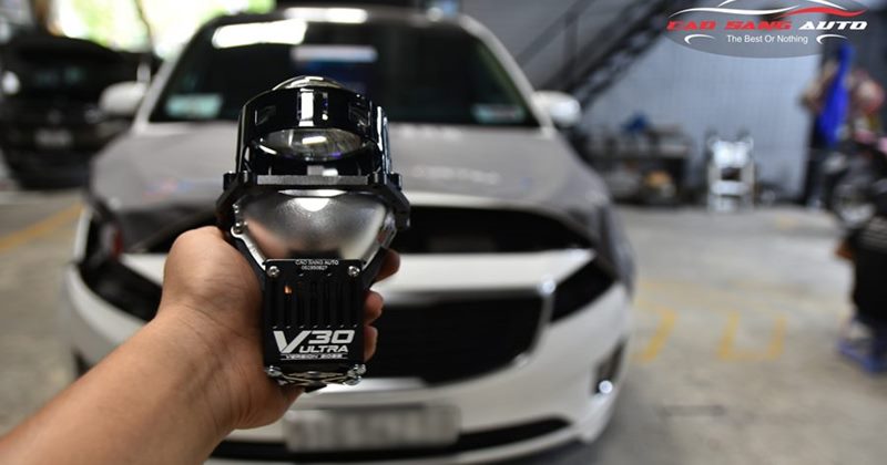 KIA SEDONA nâng cấp ánh sáng Bi Led V30 ULTRA 2022