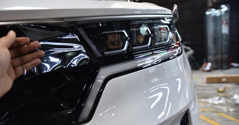 KIA Sorento dán PPF bảo vệ đèn xe hiệu quả tại CAO SANG