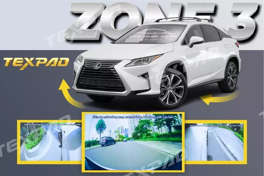 Camera 3 mắt xe Hyundai Custin