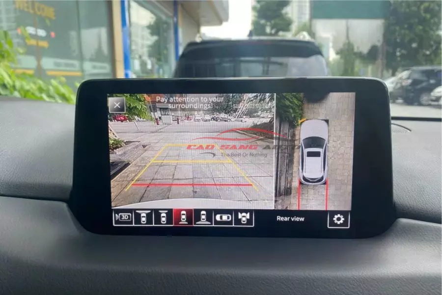 Lắp camera Mazda CX5 giúp lái xe, lùi xe an toàn