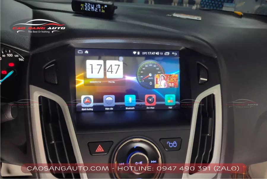 Lắp màn hình android Ford Focus cho hành trình đáng nhớ