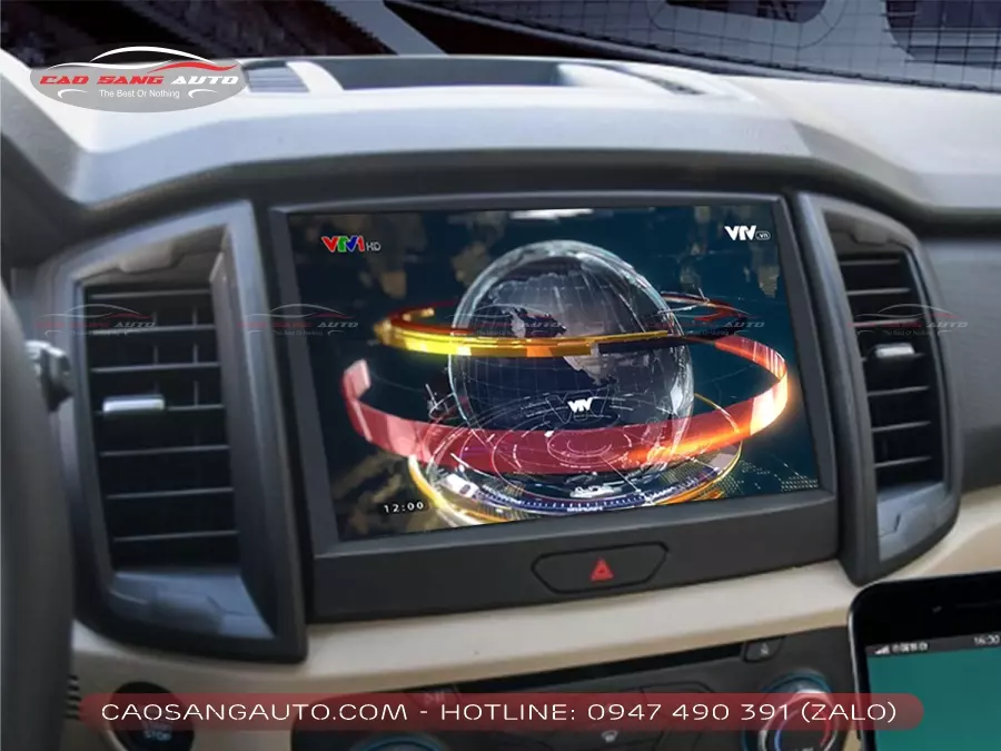 Lắp màn hình android Ford Ranger thúc đẩy sự tiện nghi cho xe