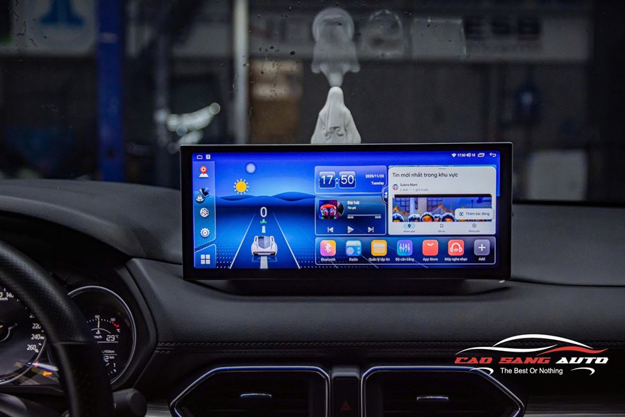 Lắp màn hình android giúp trải nghiệm lái xe trở nên thoải mái và tiện nghi hơn
