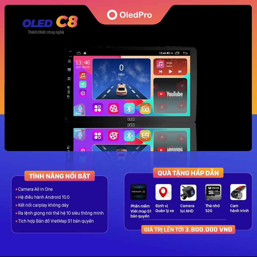Màn Hình DVD Android OledPro A5 - Chất Lượng Thật, Giá Trị Thật