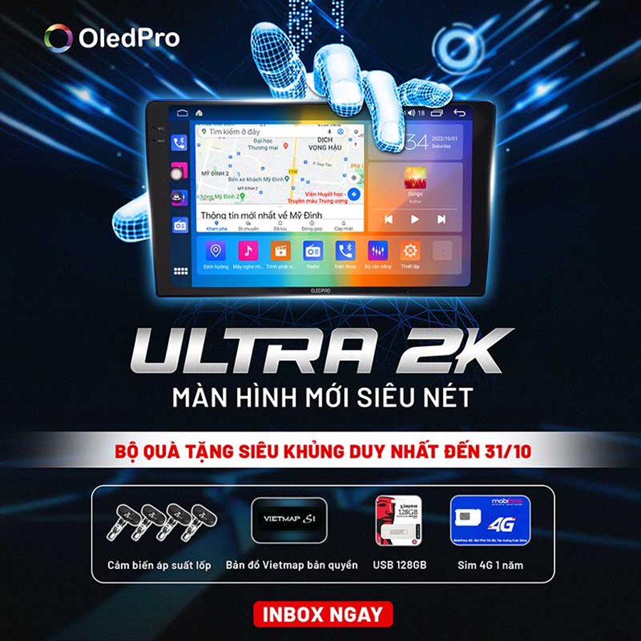 Màn Hình DVD OledPro Ultra 2K - Màn Hình Siêu Nét