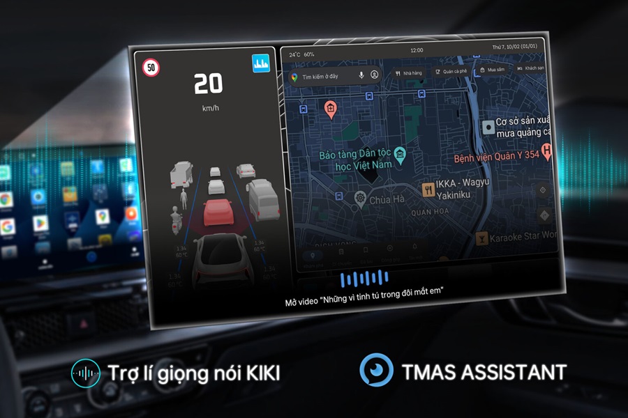 Màn hình Android Vinfast Limo Green