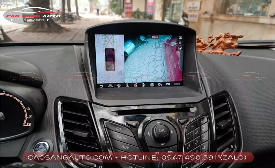 Nâng cao hệ thống điều khiển với lắp màn hình android Ford Fiesta