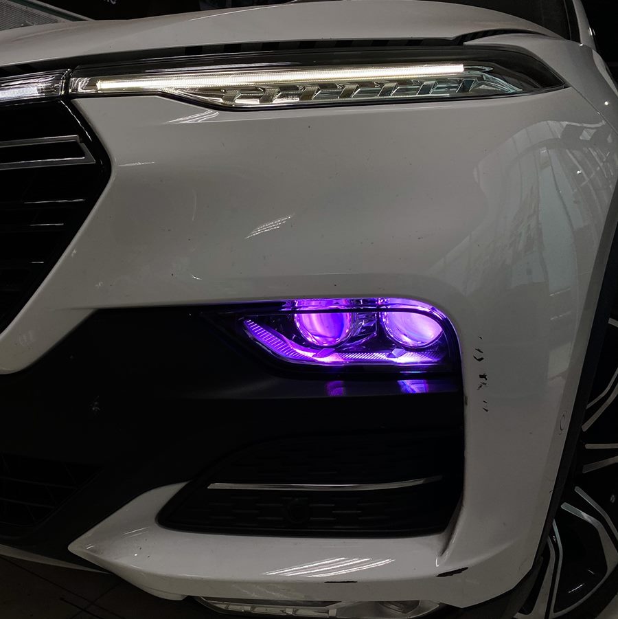 Nâng cấp độ đèn chiếu sáng xe Vinfast Lux SA 2.0 đẹp chuẩn