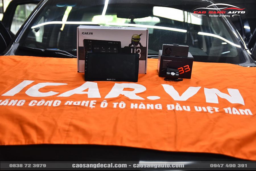 Nâng cấp màn hình Elliview U3 và camera hành trình Finevu GX33 cho xe bán tải Colorado