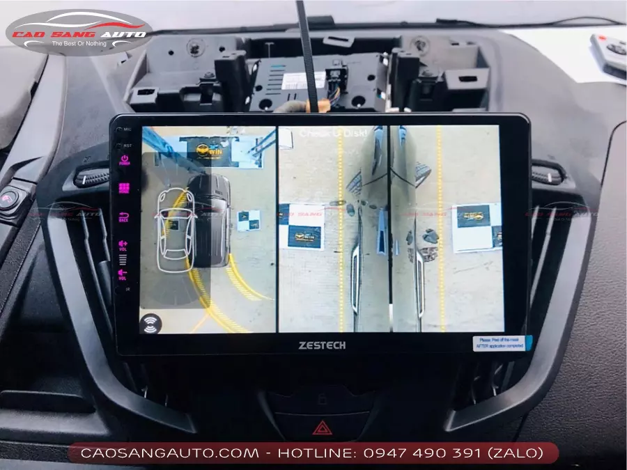 Những lưu ý khi lắp màn hình android Ford Tourneo
