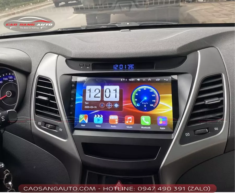 Những ưu điểm nổi bật khi lắp màn hình android Hyundai Avante