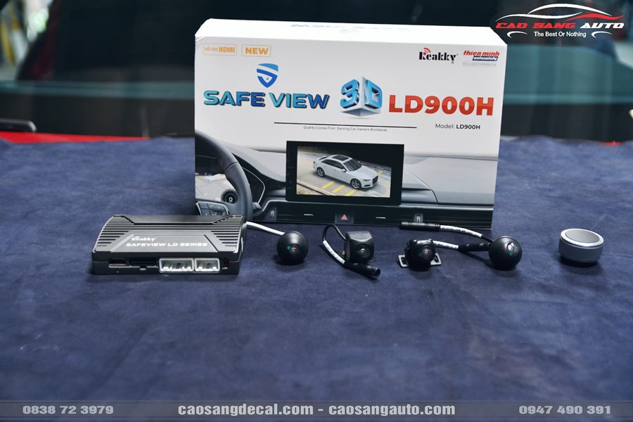 Peugeot 5008 nâng cấp camera 360 Safeview 3D LD900H
