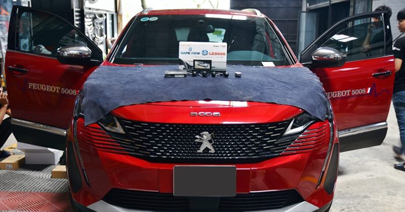 Peugeot 5008 nâng cấp camera 360 Safeview 3D LD900H