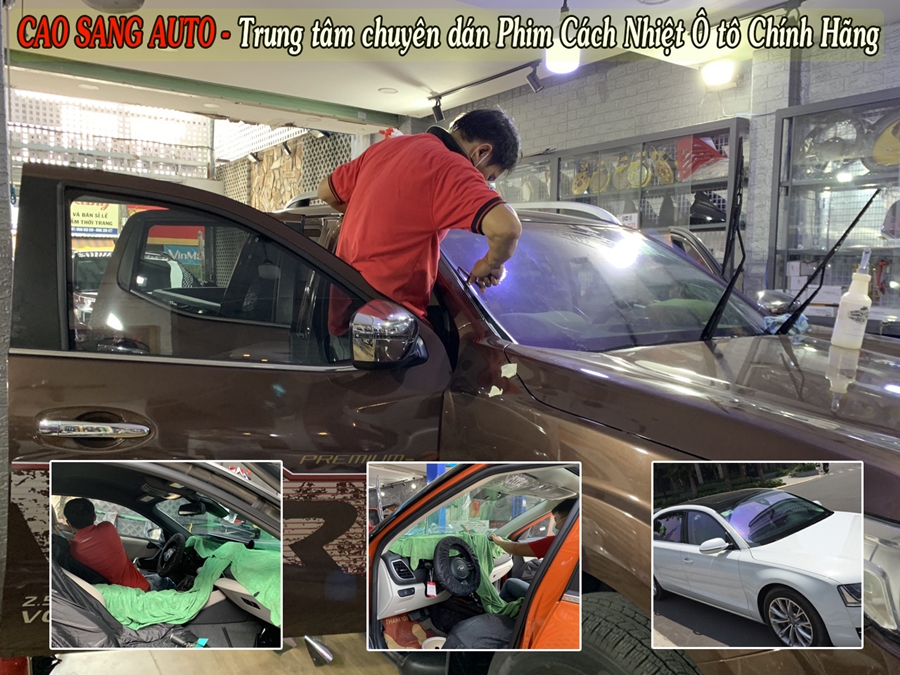 Cửa hàng Cao Sang Auto chuyên dán phim cách nhiệt cho xe hơi - ô tô uy tín tại TPHCM