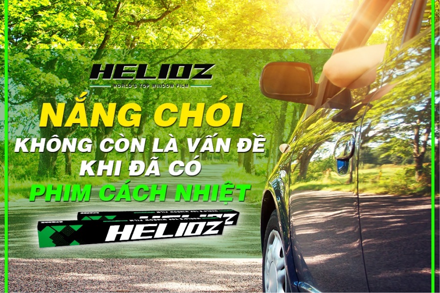 Phim cách nhiệt Helioz - Cản nhiệt, chống nóng vượt trội
