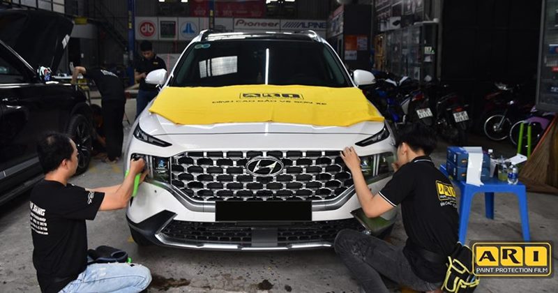 Phim PPF bảo vệ đèn SantaFe 2022 hàng đầu thế giới ARI - USA