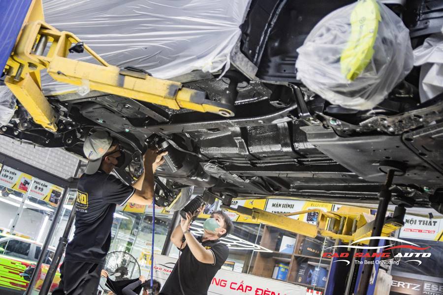 Phủ gầm xe Hyundai Tucson uy tín Cao Sang Auto