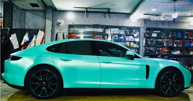PORSCHE PANAMERA SANG TRỌNG ĐẲNG CẤP HƠN KHI WRAP ĐỔI MÀU TẠI CAO SANG